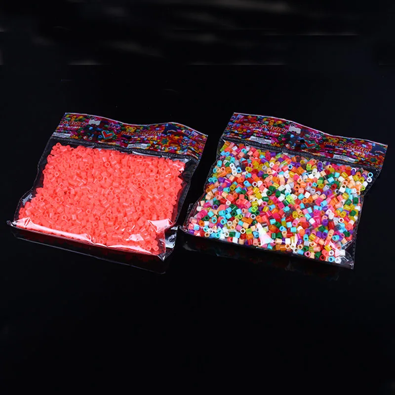Бисер Perler 1000 шт. 5 мм для детей рукоделия с плавким наконечником многоцветные