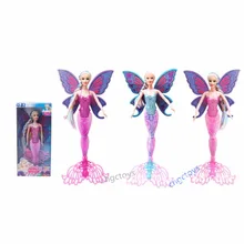 Дизайн модные Купание Русалочка куклы игрушки магия Moxie Русалочка Кукла Принцесса Кукла Ариэль Bonecas игрушка для Штаны для девочек с рождественским изображением подарок