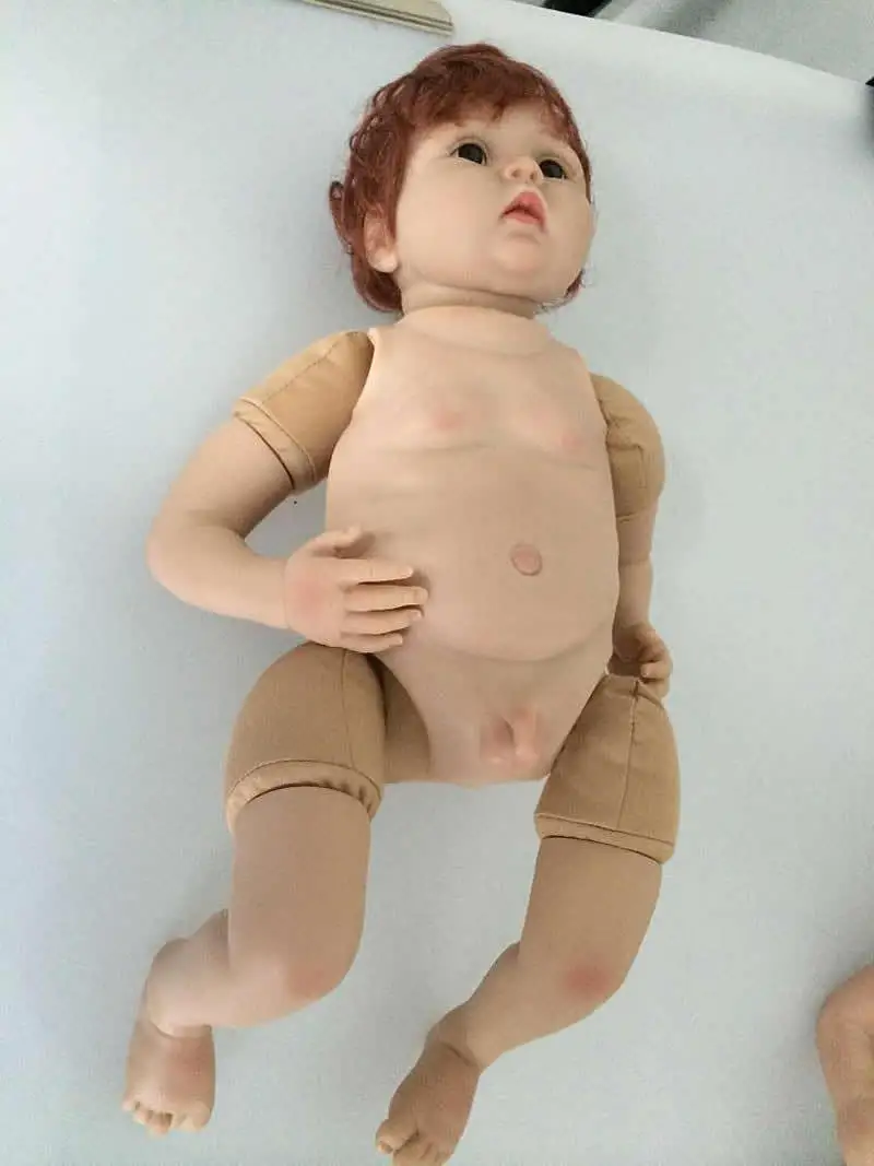 20-22 "Reborn Body Body Boy Belly Plate Kit Baby Doll fai da te non dipinto 