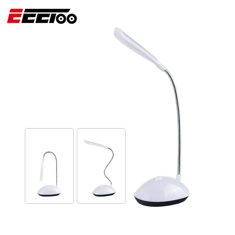 EeeToo, недорогой светодиодный настольный светильник, ночник, защита глаз, гибкое освещение, для чтения, учебы, работы, Lampara, светодиодный светильник