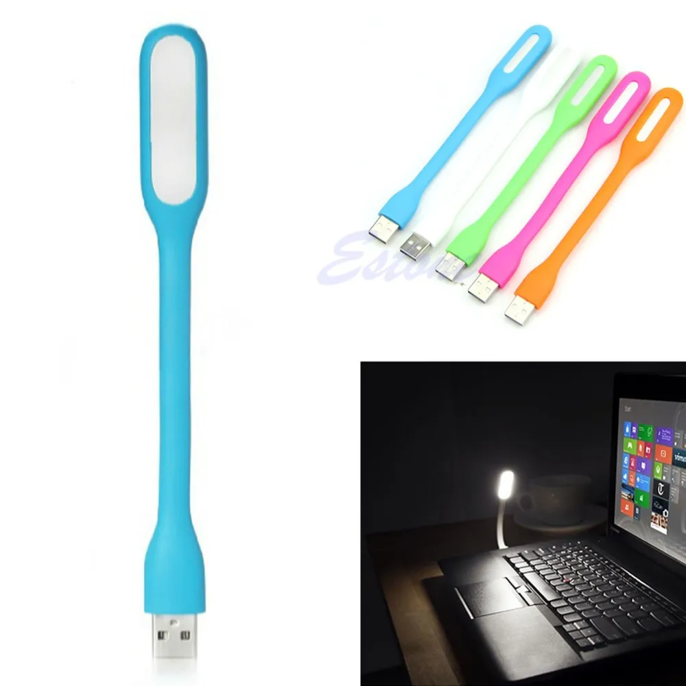 Flexible USB LED Light Lamp For Computer Keyboard Reading Notebook Laptop PC C26in USB Gadgets