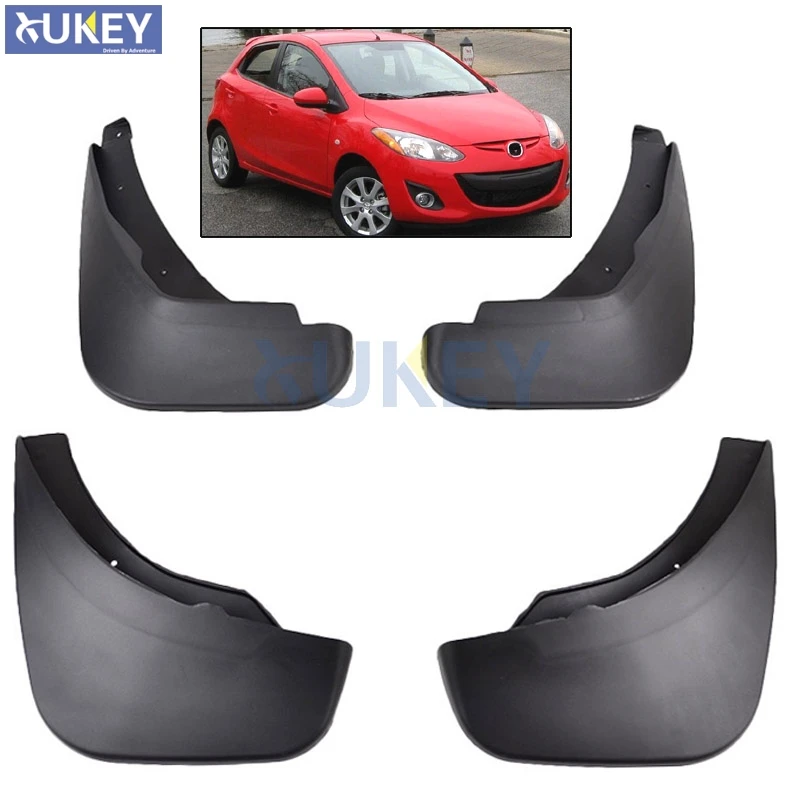 

For Mazda 2 / Demio GE Hatch Hatchback 2008-2013 Mud Flaps Mudflaps Splash Guards Mud Flap Mudguards Fender 2009 2010 2011 2012