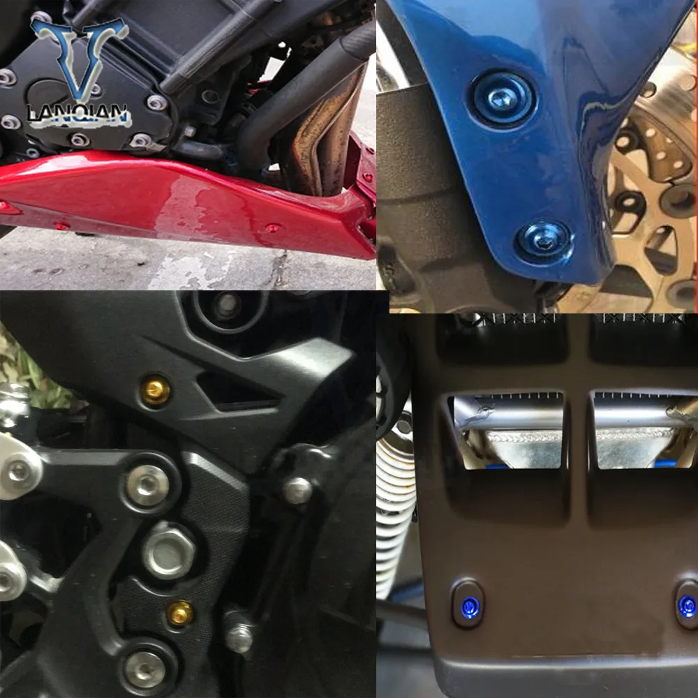 Motorcycle Accessories Fairing Bolt Spire Speed Fastener Clips Screw for Yamaha XT660 X R Z TMAX 500 TMAX 530 TMAX500 TMAX530