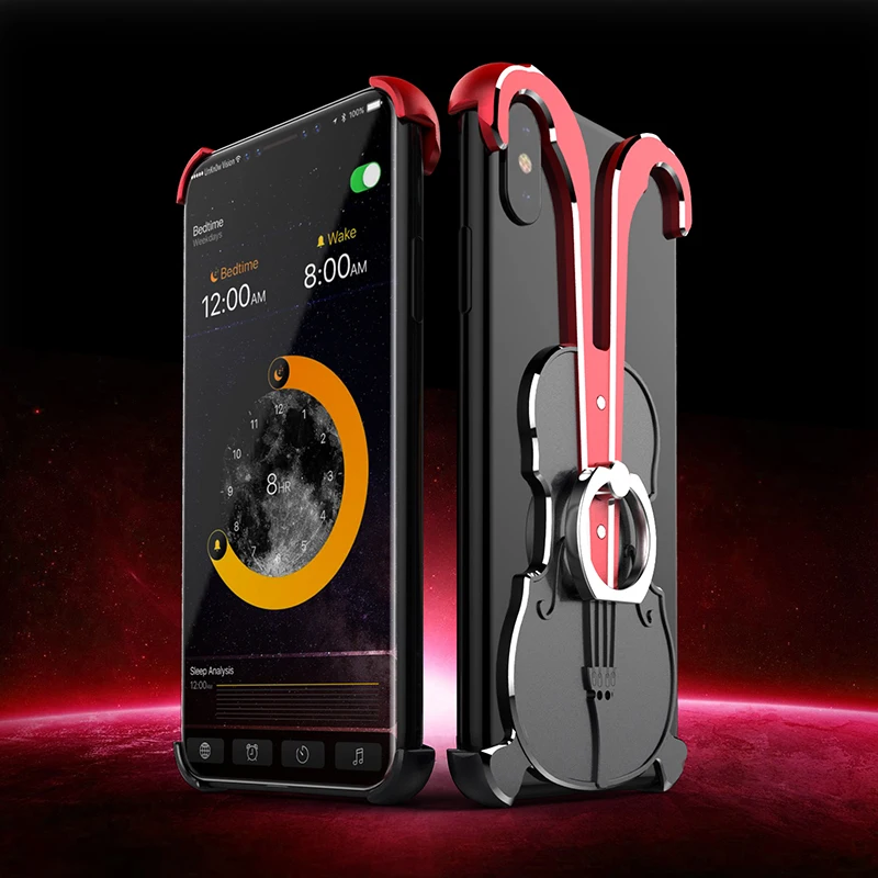 Механический чехол для телефона iPhone XS пианино противоударный металлический Apple 6