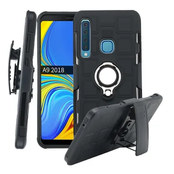 

A920 Defender Holster Ring Holder Case For Samsung Galaxy A9 2018 A9 Star Pro A9S Magnetic Car Mount Belt Clip phone case