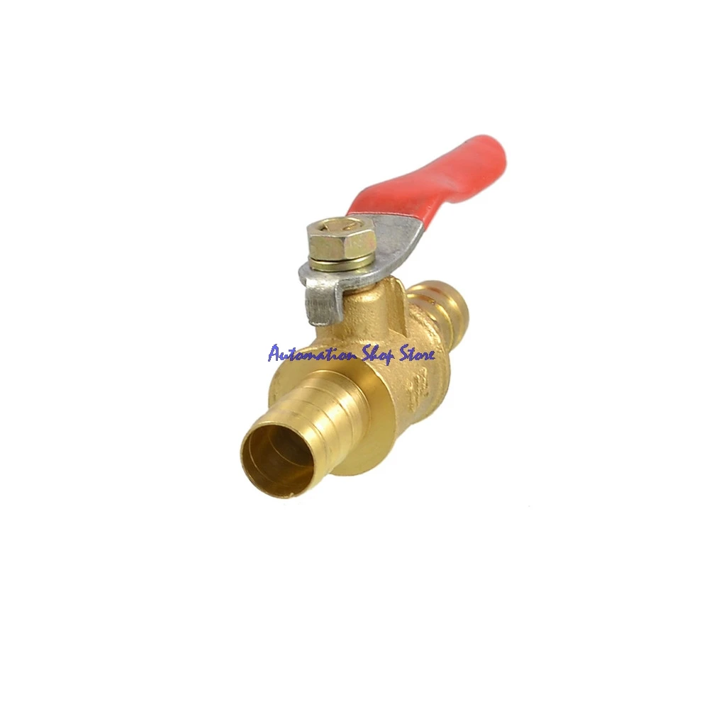 1pcs Repairing Part 1/4" Hoses Metal Rotating Lever Handle Ball Valve