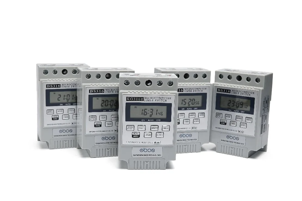 

KG316T DIN RAIL Digital Timer Switch automatic program/programmable timer switch Microsoft program timer 220VAC 25A waterproof