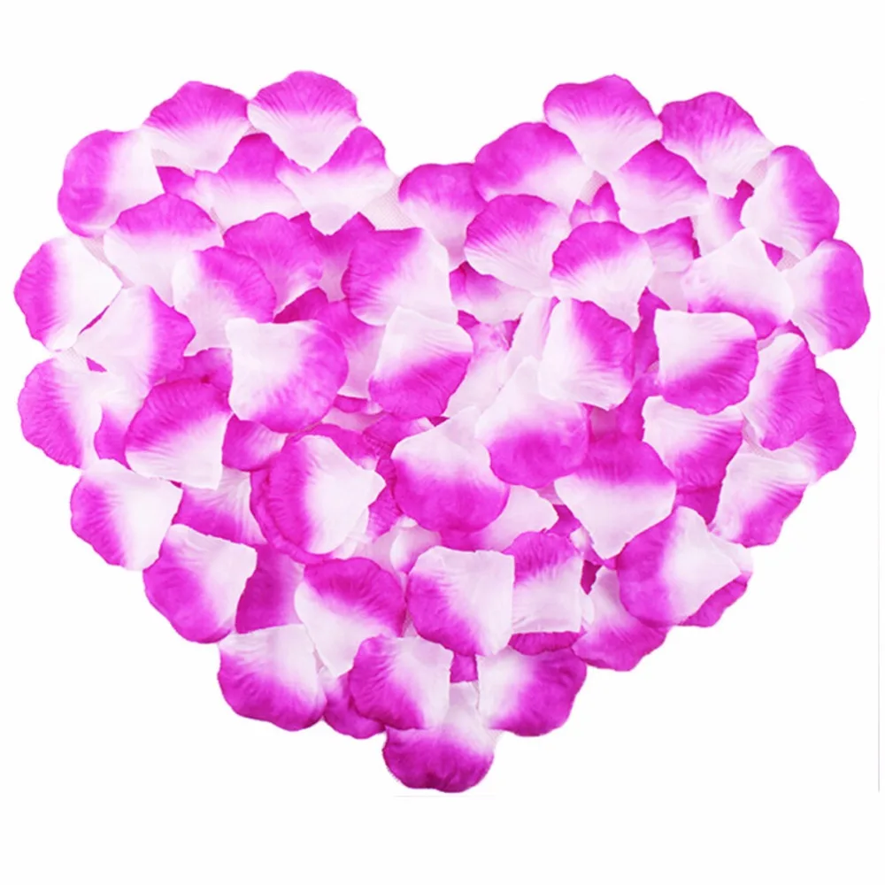 1000pcs Silk Flower Rose Petals Wedding Party Decoration flower heads