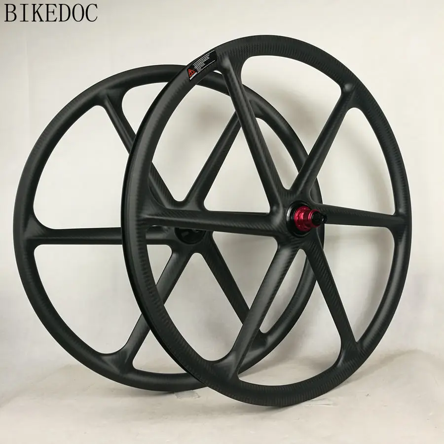 Perfect BIKEDOC 26er/27.5er/29er Carbon 6 Spoke Wheel For  MTB Carbon Wheelset  Ruedas Mtb Carbon Wheels 9