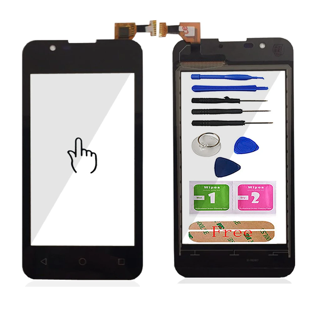 

4.0'' Mobile Phone Touch Glass For BQ BQS 4072 BQ-4072 Touch Screen Glass Digitizer Panel Lens Sensor Tools Free Adhesive