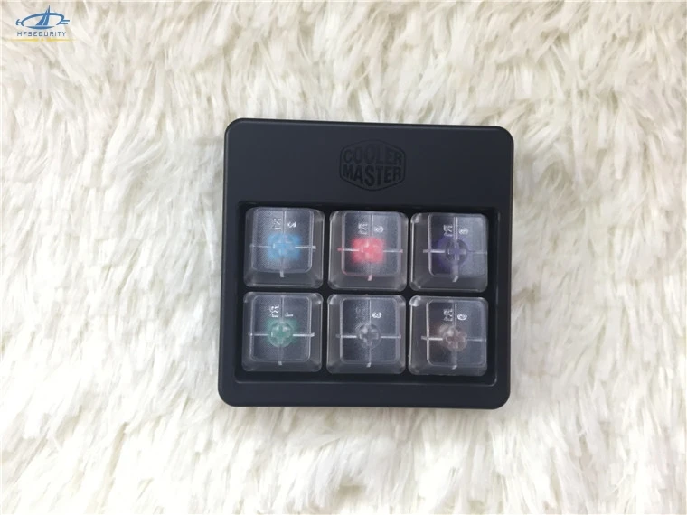 [HFSECURITY] Mechanical Keyboard Clear 6 Key Caps Mechanical Keyboard
