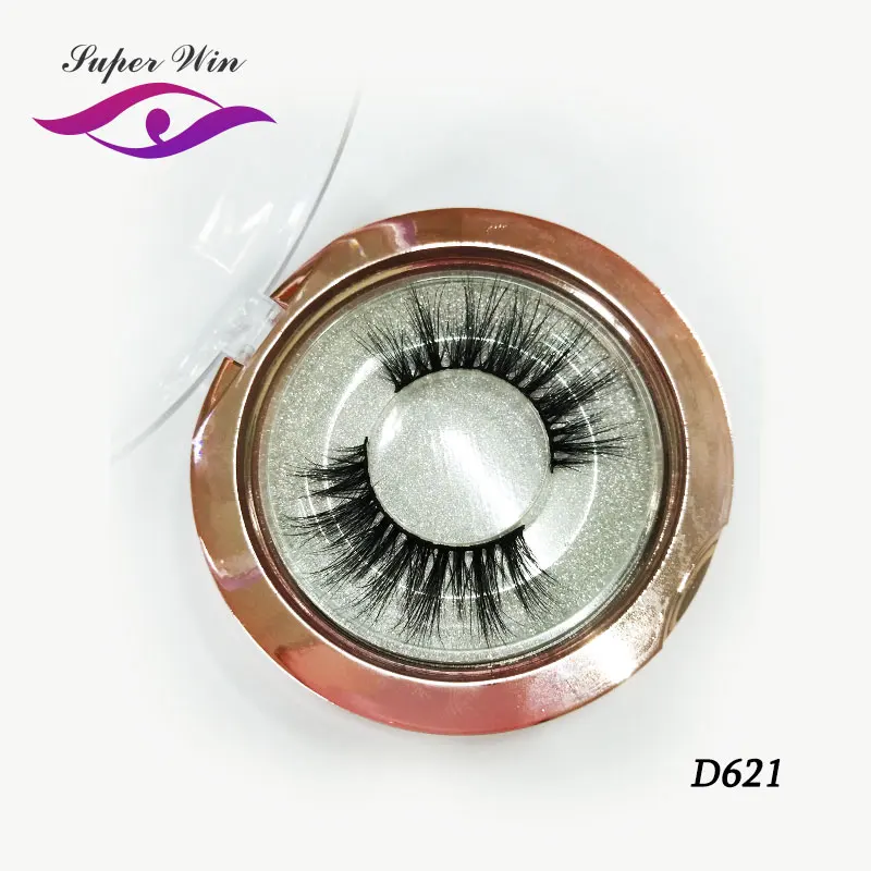 

SUPERWIN 100% hand made natural korean mink 3d lashes fake individual eyelash wispy lashes hot sale makeup tools D621