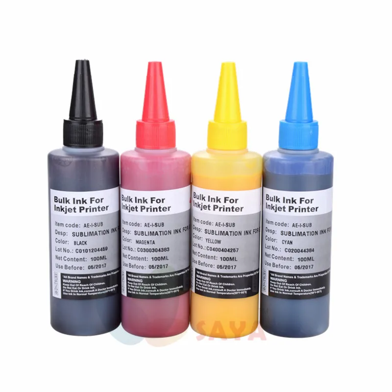 Cena 400ml uniwersalny sublimacji tusz do epson drukarki prasa termiczna w technologii sublimacji tusz aktywowany ciepłem dla kufel kubek t shirt flag prezent poduszka