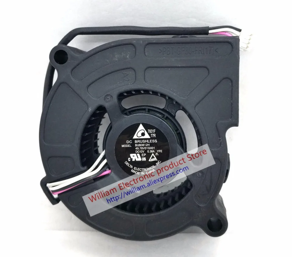 Новый оригинальный Дельта BUB0612H DC12V 0.38A 60x25 мм 4 линии для Вентилятор проектора