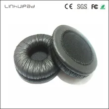 Linhuipad 70mm Headphone replacement leatherette ear pads Foam cushion covers For all 7cm headset 2 pairs Lot Free shipping