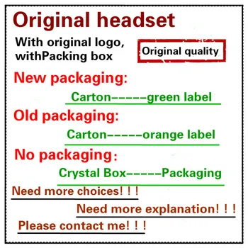 

50pcs/lot With packaging Genuine Original Quality headset in ear headphones earphone With Remote Mic for 3.5 5s 6 6S plus