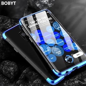

For Samsung Galaxy S9 Plus Case Cover Luxury Metal Aluminum Frame Hard Plastic Protective Phone Case for S9 Plus Back Cover Capa