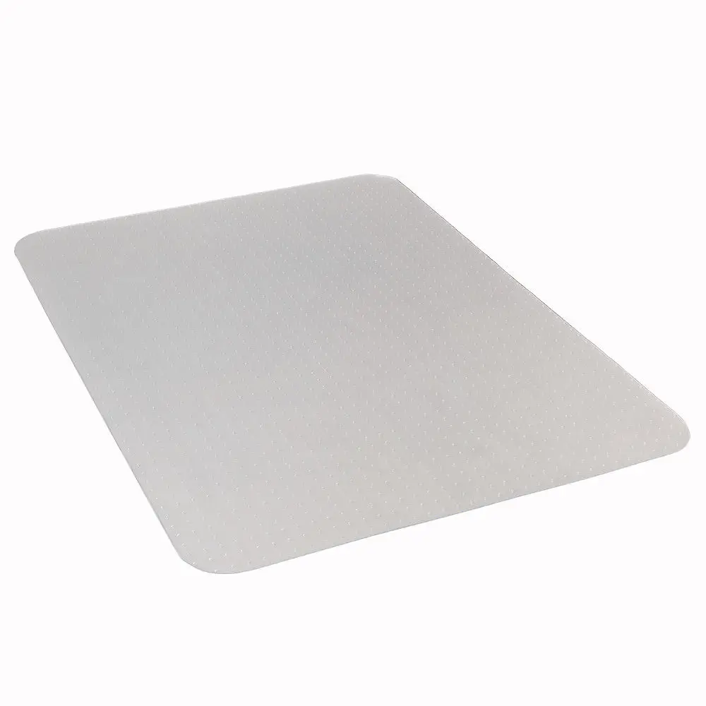 

Rectangle PVC Home Office Chair Floor Mat Studded Back for Pile Carpet 36" x 48"