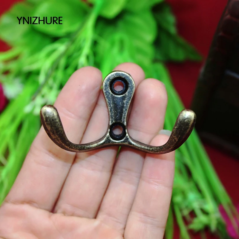 50PCS 53 * 30MM antique cupboard alloy hook coat hooks home decoration