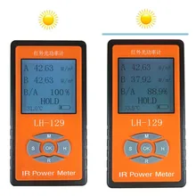 LH-129 ИК-измеритель мощности, автомобильные стеклянные солнечные пленки изоляция производительность тест энергия излучения измеритель солнечной энергии