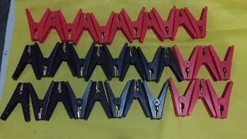 

17 pairs/lot red and black clamp clip for battery analyzer MST8000+