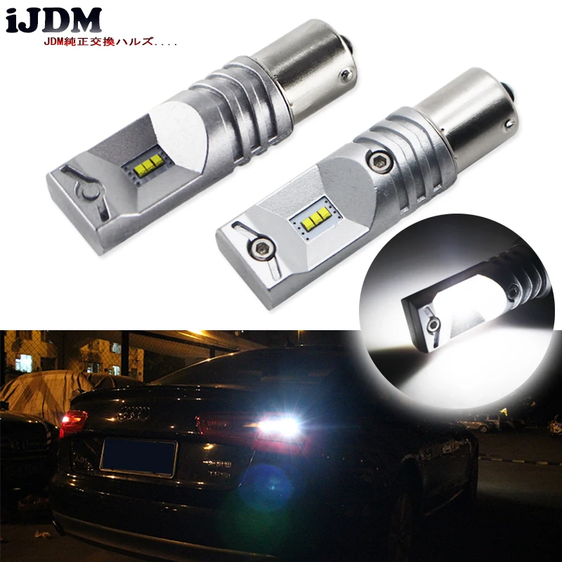 

6000K Powered By Luxen LED 1156 7506 BA15s P21W LED Bulbs 12V For Turn Signal Lights, Daytime Running Lights, Reverse Lights