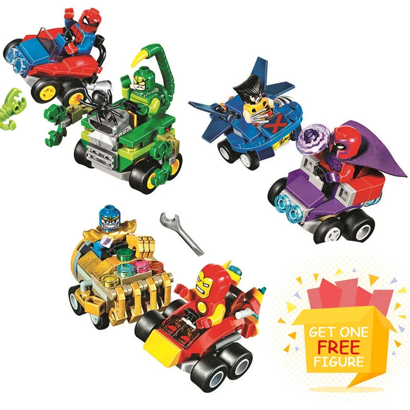 

Bela Pogo Compatible Legoe Super Heroes Marvel Wolverine Hunt Gifts For Children Model Building Blocks Bricks toys for children