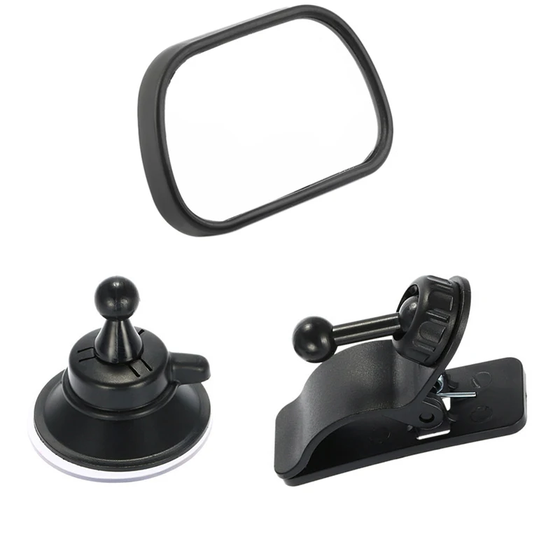 Rearview Mirror Vexverm Mini Safety Car Back Seat Baby View Adjustable 2 in 1 Rear Convex for Kids Monitor