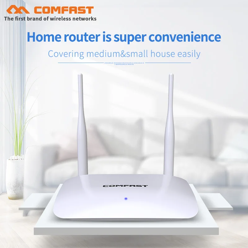 

COMFAST 300Mbps Wireless wifi Router with 2*5dBi antennas CF-WR623N Home Network Access Point 1 WAN+3 LAN RJ45 port wi fi Router
