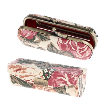 

Durable PU Leather Lipstick Case Jewelry Holder Organizer Essential Oil Roller Bag for Purse Cosmetic Storage Kit with Mirror