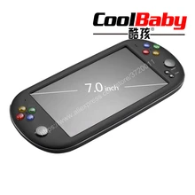 COOL 7 inch Portable Game Console Handheld with 1500 free retro mini games for neogeo arcade video game for snes 16 bit console