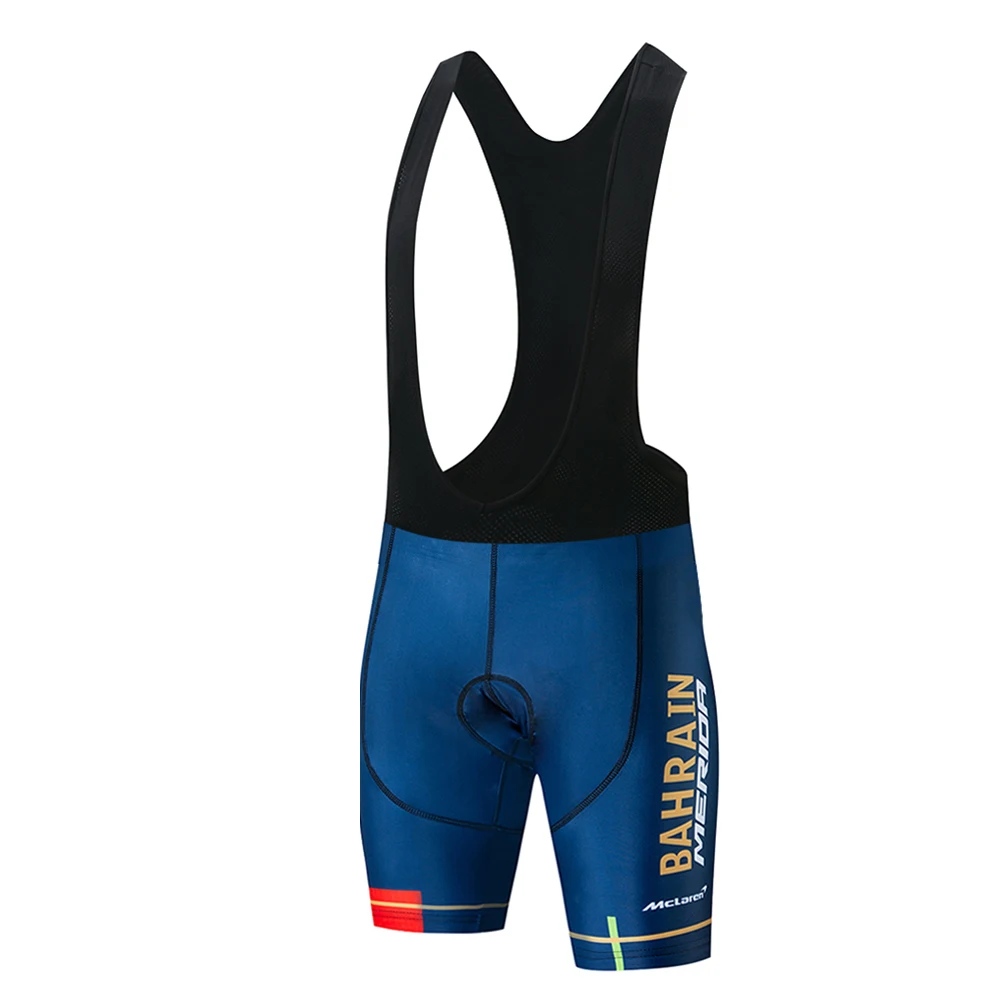BAHRAIN 2019 Pro Cycling Shorts Ropa Ciclismo Hombre Team Summer Cycling Clothing Quick-Dry Short Sleeve Bicycle Pro Maillot