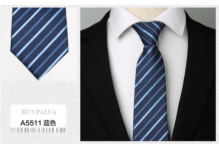 1200 Вязание плотность 8*48 см для мужчин на молнии галстук легко тянуть веревку бизнес-стиль, Галстуки костюм черный ленивый работу интервью