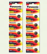 10pcs/lot Panasonic CR1216 Button Batteries DL1216 BR1216 Cell Coin Lithium Battery 3V 5034LC For Watch Electronic Toy Remote