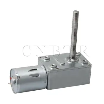 

CNBTR JGY370 Geared Motor 12V DC 30RPM Worm Fan Motor 6mm Shaft High Torque Turbine Reducer for Label Machines