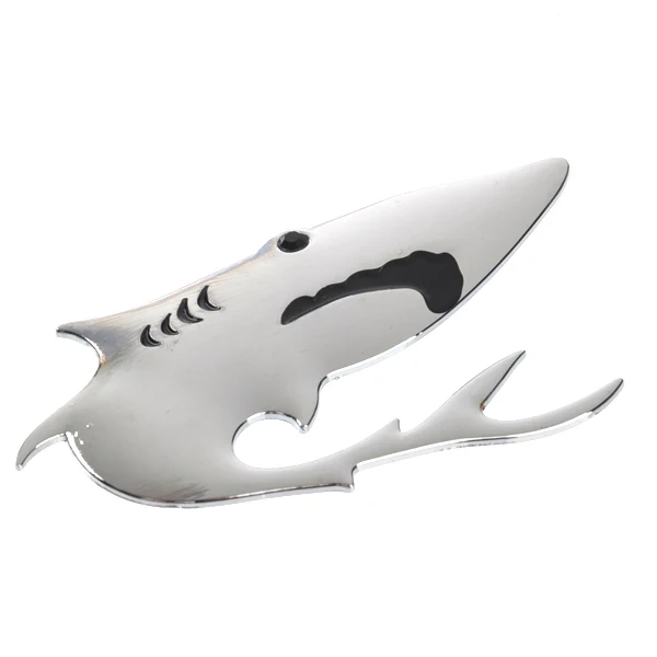 

Universal Style Metal Shark Shape Car Sticker Emblem Car Logo