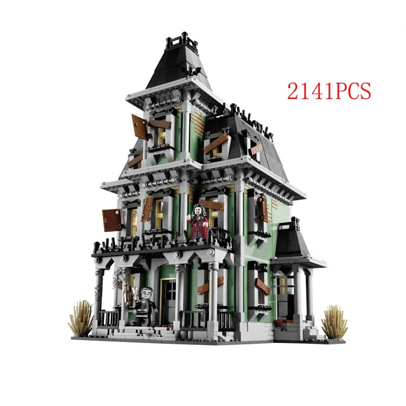 

2141PCS Power Theme Building Series Out of Print Monster Soldier Haunted House Building Block Model Bricks Figures for Adult