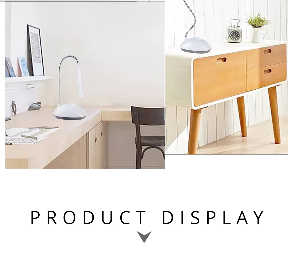 AAA Battery Powered Mini Desk Lamp 4 LEDs Book Light Adjustable Flexible Foldable Night Light for Book Reading Student Study (9)