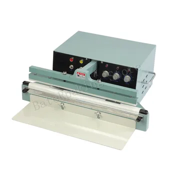 

PS-450 Automatic Table Type Sealer,Desktop band sealing machine,kraft paper/aluminum plastic film bag impulse sealer,220V/850W