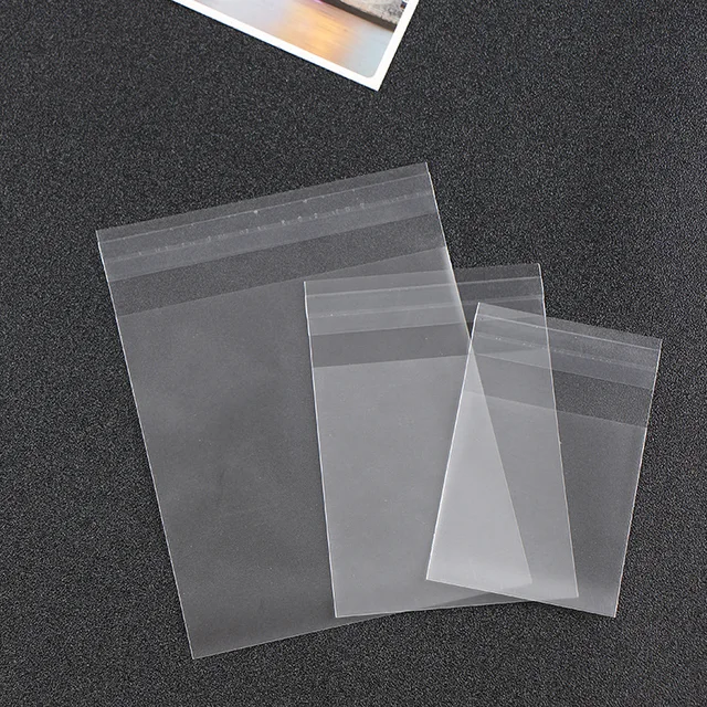 500pcs Cellophane Cookie Bags With Self Adhesive Food Grade Plastic 500pcs Cellophane Cookie Bags With Self Adhesive Food Grade Plastic Bag Ng For Candy Biscuit Samples Wedding Favor