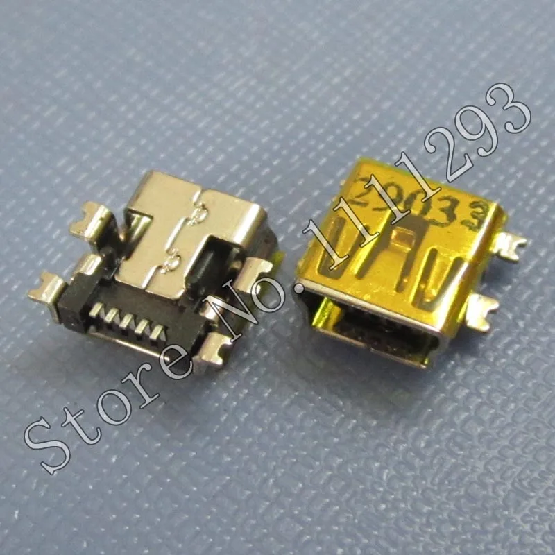 20pcs/lot Mini Usb Jack Socket Connector For Tablet Mp3 Mp4 Mp5 Etc