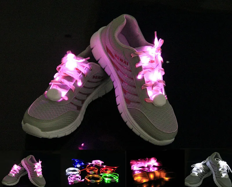 Mr. Niscar/1 пара Light Up Мода светодио дный светящиеся шнурки ночь вспышки вечерние светящиеся шнурки для взрослых для мальчиков и девочек 8