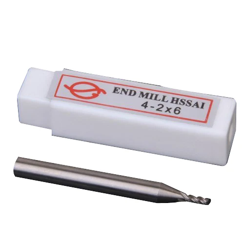 New HSS 4-Flute 2mm X 6mm Shank All-Ground End Milling Mill Cutter Cutting Tool