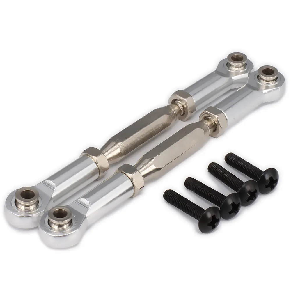 Adjustable Servo Linkage Pulling Steering Rods Arms M4 Thread 3mm Hole