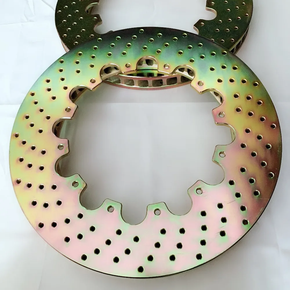 Jekit car brake disc rotors 355*32mm drilled for bmw 325i e36 brake