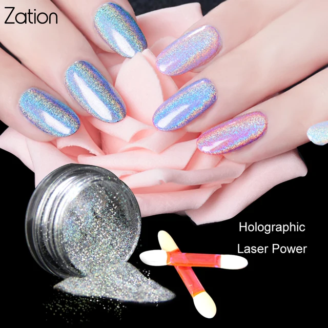 Zation Dust Manicure Decoration Nail Pigment Nail Art Chrome Mirror ...