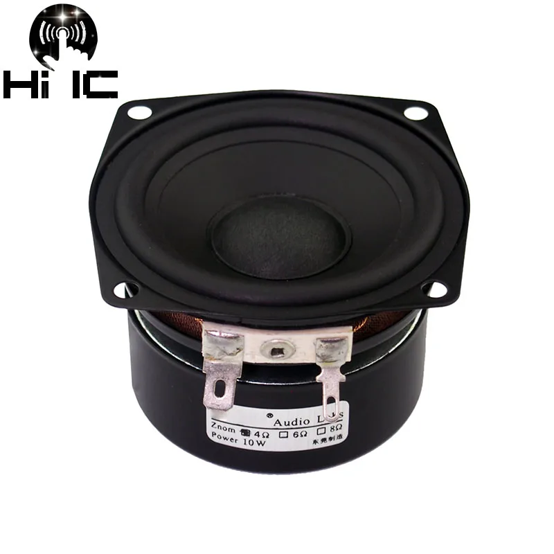 2шт 2 5 дюйма 4 Ом 8Ohm10W полный диапазон HiFi аудио динамик s полночастотный громкий