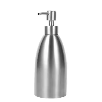 

500ml Stainless Steel Soap Dispenser Kitchen Sink Faucet Bathroom Shampoo Box Soap Container Household Supplies Hot