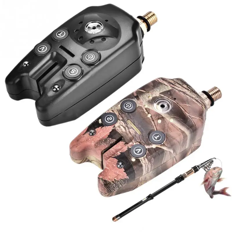 LED Electronic Fishing Bite Alarms Finder Sound Alert Indicator Light