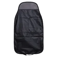 Сиденье автомобиля черный 44*66 см Размер Анти-ребенок kick pad полиэстер волокно Водонепроницаемый коврик анти Пылезащитная подушка